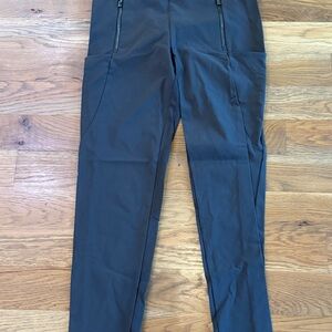 Athleta headlands hybrid gray technical utility pants 8